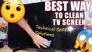 How to remove a dust in LED TV