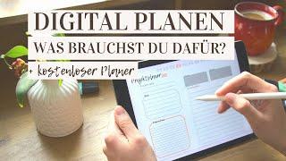 Digital Planen - Was brauchst du dafür? (+ kostenloser Planer)