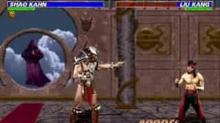 Mortal Kombat Trilogy Shao Kahn VS Liu Kang