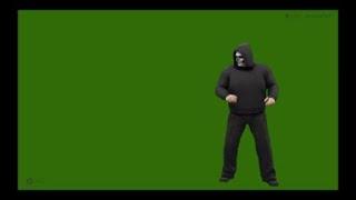 WWE 2K19_skull ninja knocked out free green screen