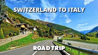 Switzerland to Italy Road Trip | Montreux  to Montreal  4K Drive