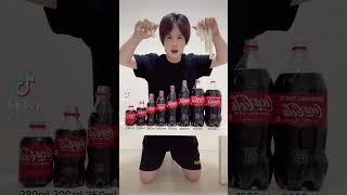 Coca Cola Family VS Mentos #shorts