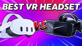 Meta Quest 3 vs Pimax Crystal Light. Best PCVR headset!