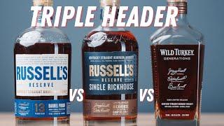 Comparing Wild Turkey Generations, Single Rickhouse & Russell's 13 Year