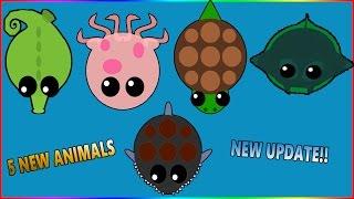 MOPE.IO 5 NEW OCEAN ANIMALS!!!! SeaHorse, JellyFish, Turtle, Stingray, & A SECRET ONE! (Mope.io)