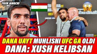 DAXSHAAT! DANA UAYT TOJIK MUHLISNI UFCGA OLDI! DANA: HUSH KELIBSAN! O'ZBEKCHA TARJIMA!