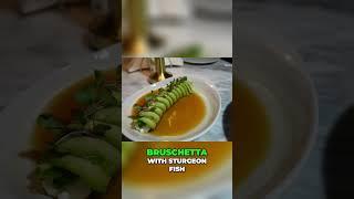 Exotic Russian Dinner  Caviar, Sturgeon & More! A Foodie's Dream!! #eats #delicious #expensive