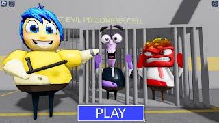 JOY BARRY CAUGHT INSIDE OUT 2 in BARRY'S PRISON RUN! New Scary Obby #Roblox #ScaryObby