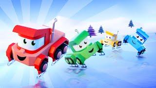 Truck Games, les petits camions   Camion on Ice #camionspourenfants