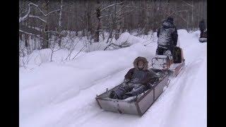 Снег. Экспедиция ТВ2 в заброшенные деревни. У единственного жителя Каракозово советский паспорт