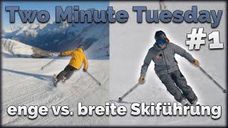 Enge oder breite Skiführung - Was ist besser? | Skifahren lernen