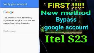 FRP Bypass Itel S23 (S665L) || Google account bypass Itel S23