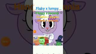 flaky x lumpy flippy x lammy cuddles x giggles handy x petunia