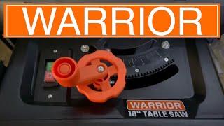 Assemble ️ WARRIOR 10” table saw from Harbor Freight Tools #Warrior