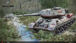 "Т-34-88" Этот танк дарит позитив!!!//WOT Console PS-5