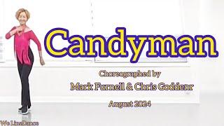 Candyman linedance - Intermediate level  - Mark Furnell & Chris Godden  - August 2024