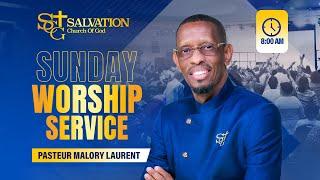 8:00AM Worship Service  | 06/15/2025| Salvation Church of God | Pasteur Malory Laurent