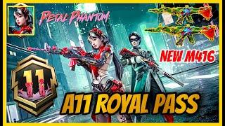 A11 ROYAL PASS 1 TO 100 REWARDS / LEVEL 8 M416 UPGRADABLE FIRST LOOK / RP REWARDS