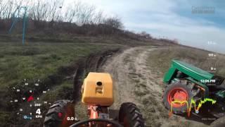 Goldoni vs. Pasquali mini tractors 4x4/ articulated steering system