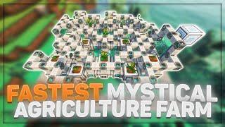 How Build the ACTUAL FASTEST Mystical Agriculture Farm in All The Mods 10 (ATM10)