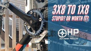 3x8 to 1x8 MTB Conversion - Stupid or WORTH IT?