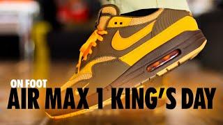 ON FOOT! Nike Air Max 1 King's Day Cacao Wow Bright Mandarin 4K HF7346 200