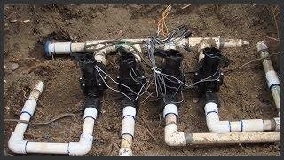 How to replace sprinkler valves.