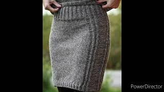 Идеи для вязания: женские юбки спицами - слайд шоу/Knitted skirts review