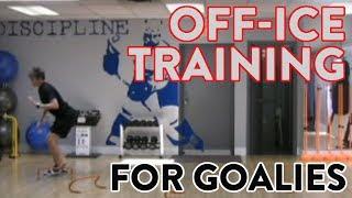 Off-Ice Hockey Training for Goalies