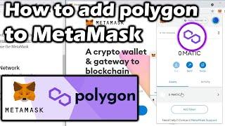 How to add Polygon Matic to MetaMask