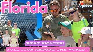 FLORIDA VLOG | Epcot  | Our favourite snacks & Rides | Applebee's