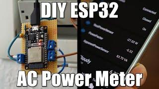 DIY ESP32 AC Power Meter (with Home Assistant/Automation Integration)