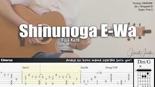 Shinunoga E-Wa - Fujii Kaze | Fingerstyle Guitar | TAB + Chords + Lyrics