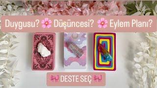 Duygusu Ne?  Düşüncesi Ne?  Eylem Planı Ne?  ( DESTE SEÇ) Aklımdaki Kişi Tarot Açılımı ‍️‍