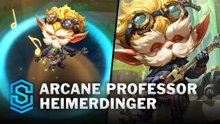 Arcane Professor Heimerdinger Skin Spotlight - Pre-Release - PBE Preview - League of Legends