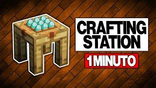 Crafting Station en 1 Minuto | Mesa de Crafteo Mejorada 