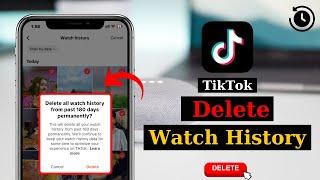 How To Clear Watch History on TikTok | How To Delete TikTok Watch History