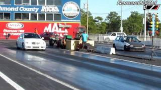 BMW 335i E92 vs Honda Civic Hatch Drag Racing, HD