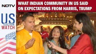 US Elections 2024 News | What Indian Community In US Told NDTV On Expectations From Harris, Trump