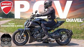 Ducati Diavel V4 2024 Flyby Acceleration & Sound