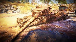 I Found A HUGE WWII TANK in MUD & Test Drive Restoration Rebuild | Tank Mechanic Simulator