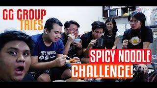 SPICY FIRE NOODLE CHALLENGE ft. GG Group | Samyang Challenge | Nuclear Fire Noodle Challenge