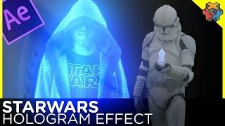 Star Wars Hologram - After Effects Tutorial