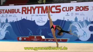 Angelina Zhilkina - RUS - Istanbul Rhythmic Cup 2015 - Junior 2001 - 03