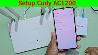 How to set up cudy ac1200 dual band router