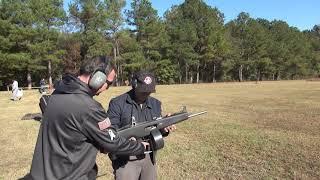 Atchisson Assault 12 (AA12) full-automatic shotgun at Red Hill Range, Georgia