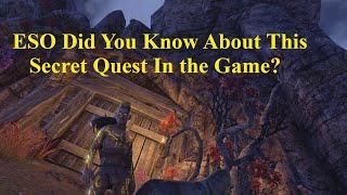 ESO Did You Know About This Secret Quest in the Game? Base Game!