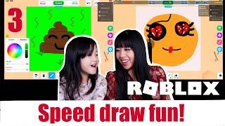 EP3 | Draw and win with Roblox Speed Draw! Gameplay with Ella and Mommy