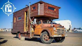Ultimate House Truck Created from Recycled Materials by Nomad Artist