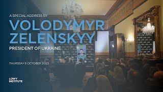 A special address by the President of Ukraine Volodymyr Zelenskyy